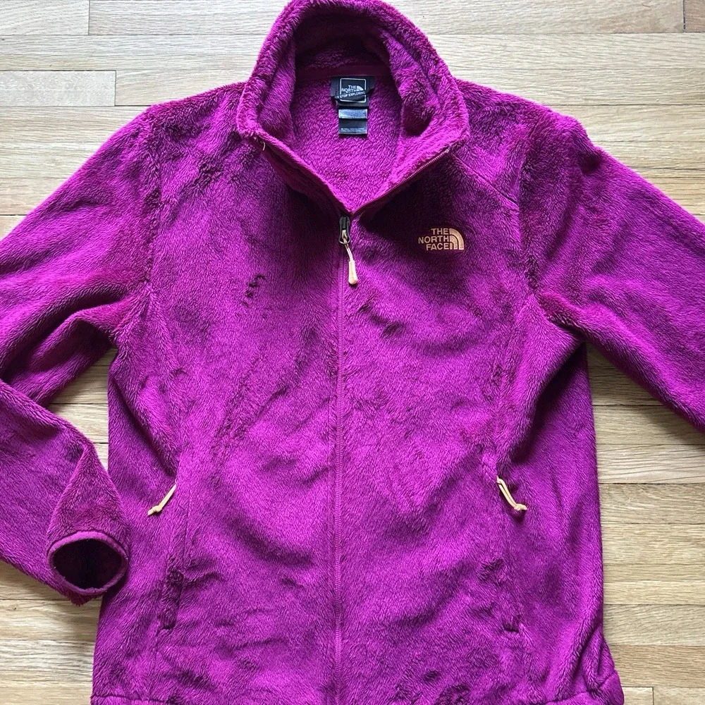 The North Face Osito full zip raschel Fleece Jacket Women's M‎ Outdoor Gorp Hike